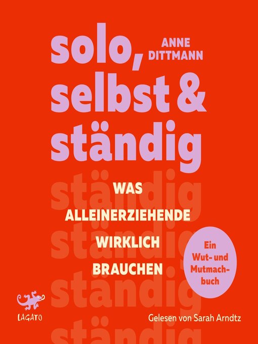 Title details for solo, selbst & ständig by Anne Dittmann - Wait list